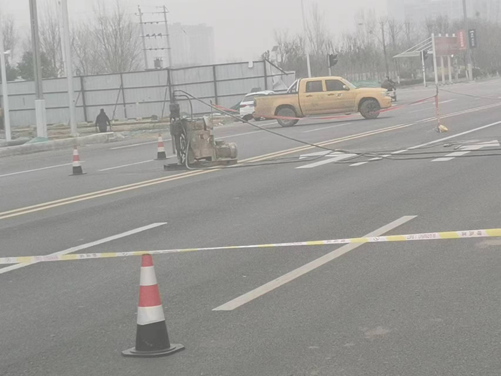 岚皋公路路基沉陷注浆